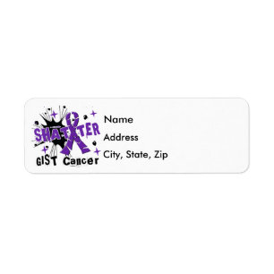 Splittra GISTcancer Returadress Etikett