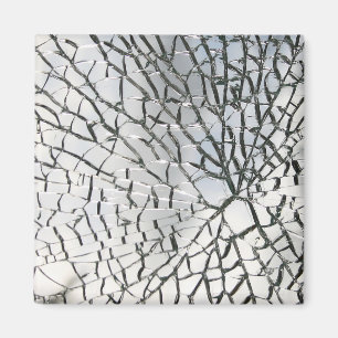 Splittrad glass struktur magnet