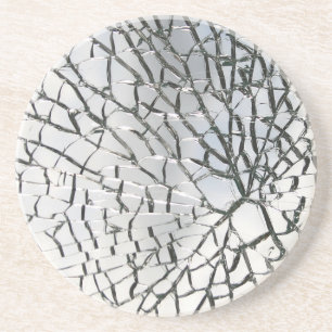Splittrad glass struktur underlägg sandsten