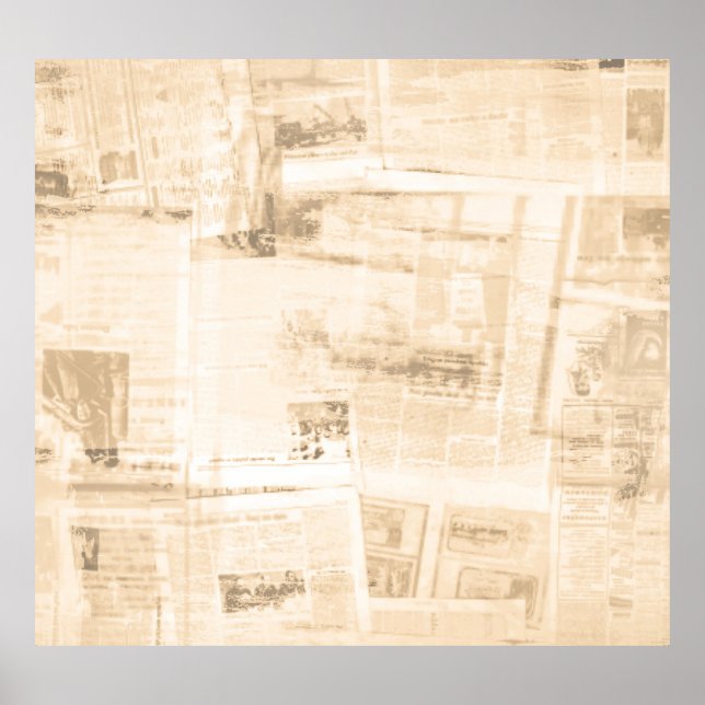 Splittrad papper: gammal tidningsbakgrund. poster (Framsidan)