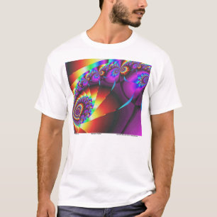 Splittrad virvel tee shirt
