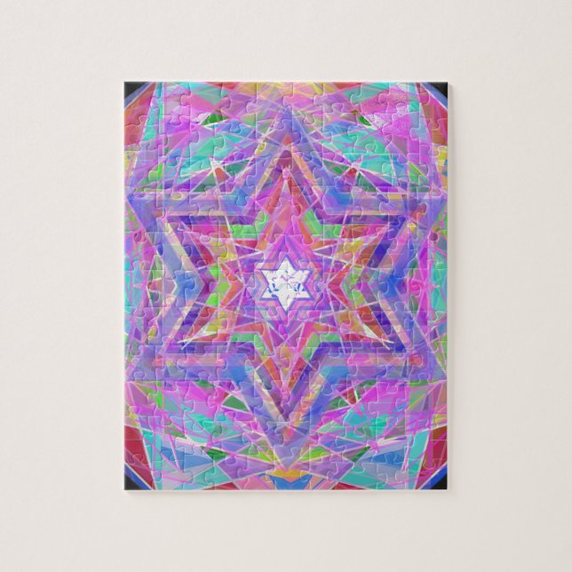 Splittrar den crystal star.en pussel (Vertikal)