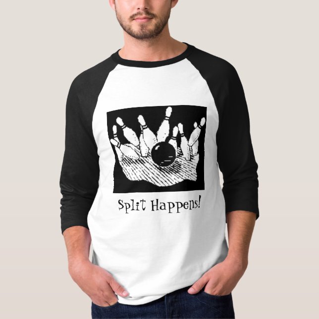 Splittring händer! t-shirt (Framsida)