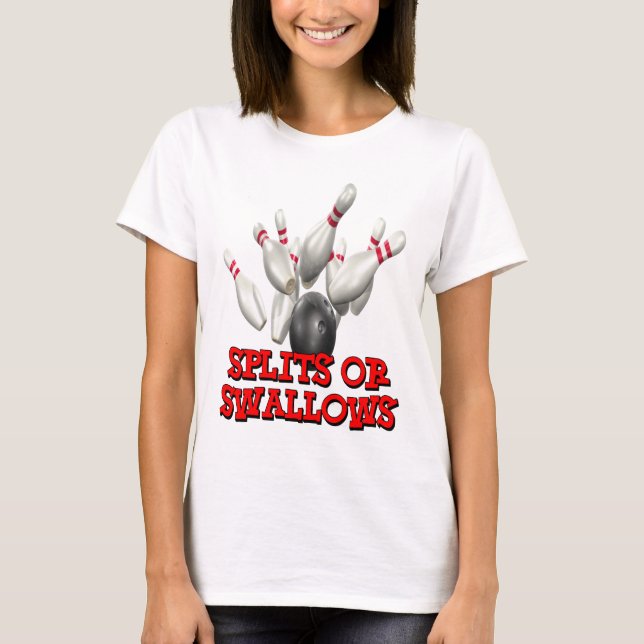 Splittringar eller svalor t-shirt (Framsida)