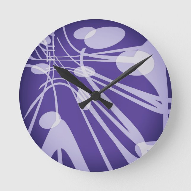 SPNP_8-cirkulär lås för akrylisk vägg Rund Klocka (Framsida)