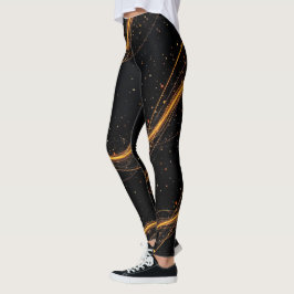 SPNP_Black stars Leggings