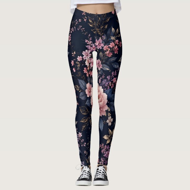 SPNP_Floral_ Leggings (Framsida)