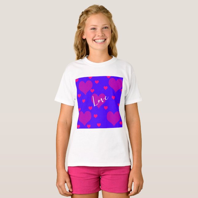 SPNP_Girls' Basic T-Shirt (Hel framsida)