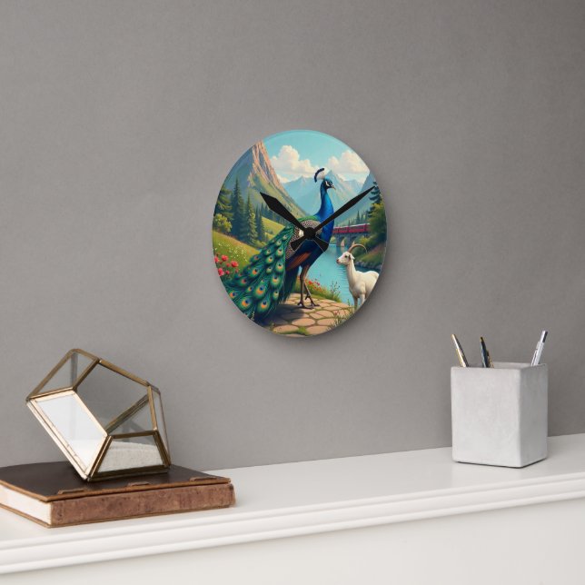 SPNP_Round Acrylic Wall Clock Rund Klocka (Kontor)