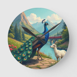 SPNP_Round Acrylic Wall Clock Rund Klocka