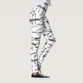 SPNP_ Tryckta leggings
