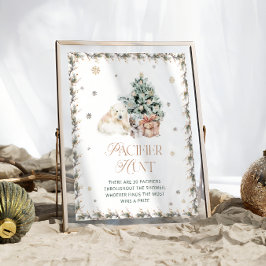 Spöbarn i Polarna Spölar Nappar Hunt-spel Poster