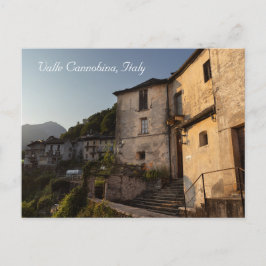 Spoccia Sunset, Valle Cannobina, Italien Vykort