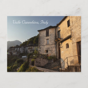Spoccia Sunset, Valle Cannobina, Italien Vykort