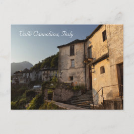 Spoccia Sunset, Valle Cannobina, Italien Vykort