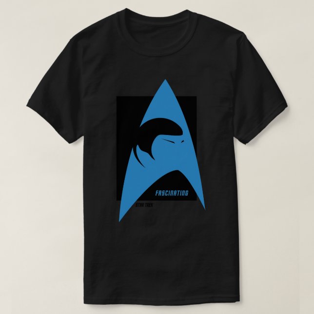 Spock Fascining Original Blue T Shirt (Design framsida)