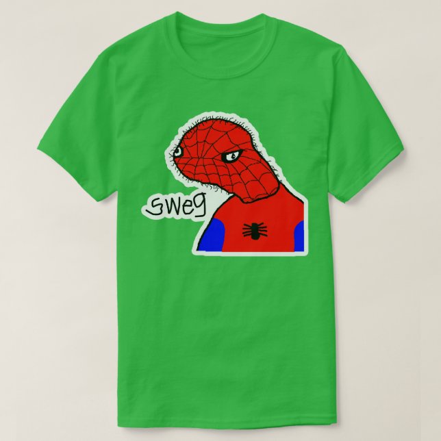 Spoderman Sweg T Shirt (Design framsida)