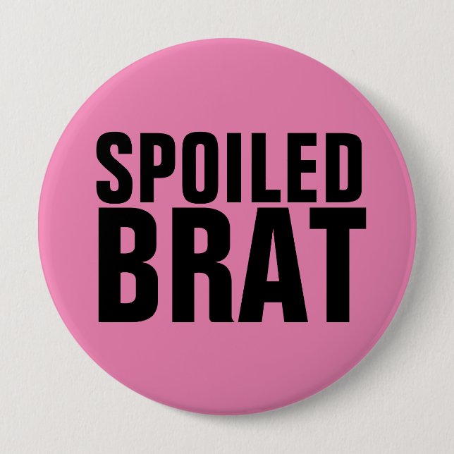 SPOILED BRAT-KNAPPAR KNAPP (Framsida)