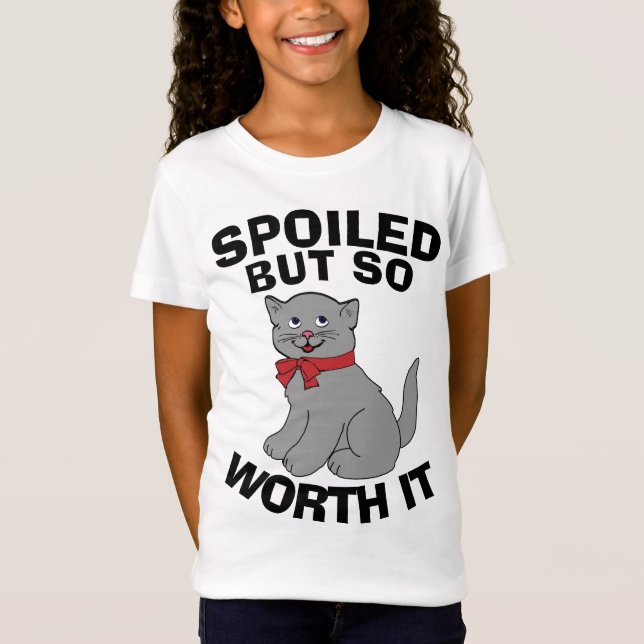 SPOILED MEN SÅ VÄRT DET, CUTE KITTEN T-Shirts (Framsida)
