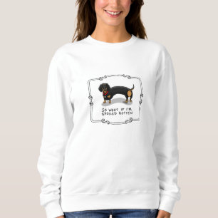 Spoiled Rotten Dachshund (S black & tan) Cute hund T Shirt