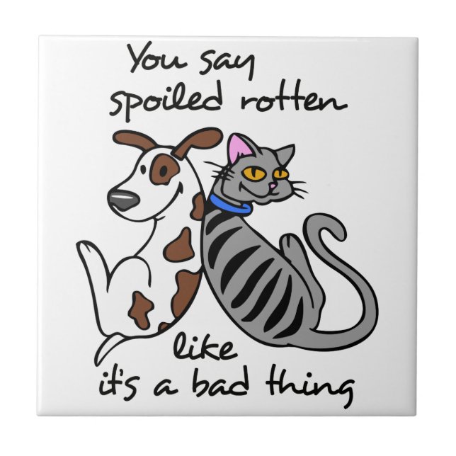 Spoiled Rotten Kakelplatta (Framsidan)