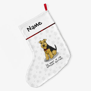 Spoiled Rotten Welsh Terrier Hund - Cute Stor Julstrumpa