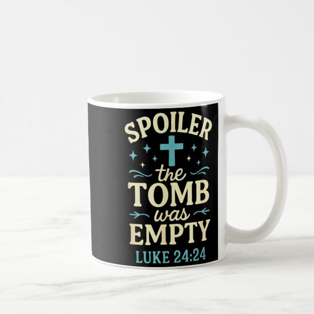 Spoiler Graven Var Tom - Kristet Påsk  Kaffemugg (Höger)