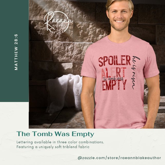 Spoilervarning - Graven Var Tom Tri-Blend Tröja (Skapare uppladdad)