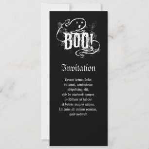 Spök Boo Inbjudningar