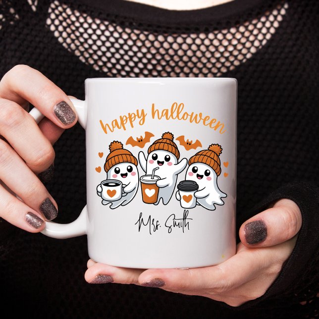 Spök God Halloween Lärare Present Mugg (Skapare uppladdad)