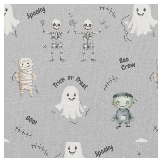 Spök Halloween kuslig barnkammare  Tyg (Närbild)