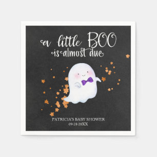 Spök Halloween Lille Boo Pojke Bebis Shower Pappersservett