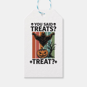 Spök Halloween-tröja med skum ockräm puns och pu Presentetikett