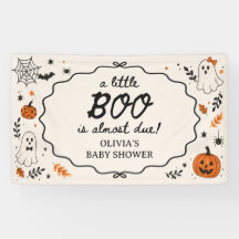 Spök-Lilla Boo Förväntas Halloween Baby Shower