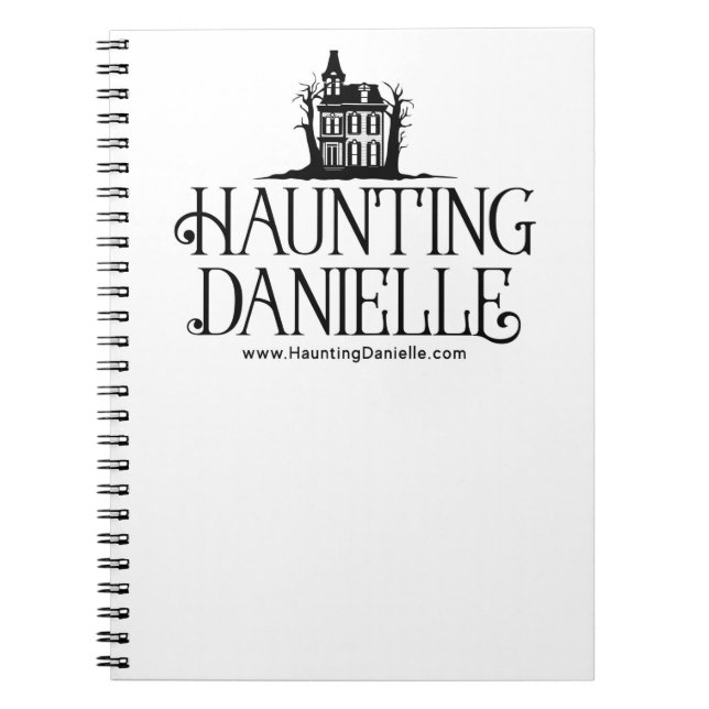 Spöka den Danielle anteckningsboken Anteckningsbok (Framsidan)