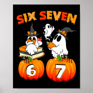 Spökad Av 67 - Roligt Boo Spöktomte Halloween Poster