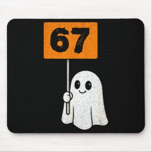 Spökad av 67 – Roligt Six Seven Meme 6 7 Halloween Musmatta