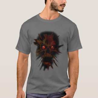 Spökad skalle t-shirt