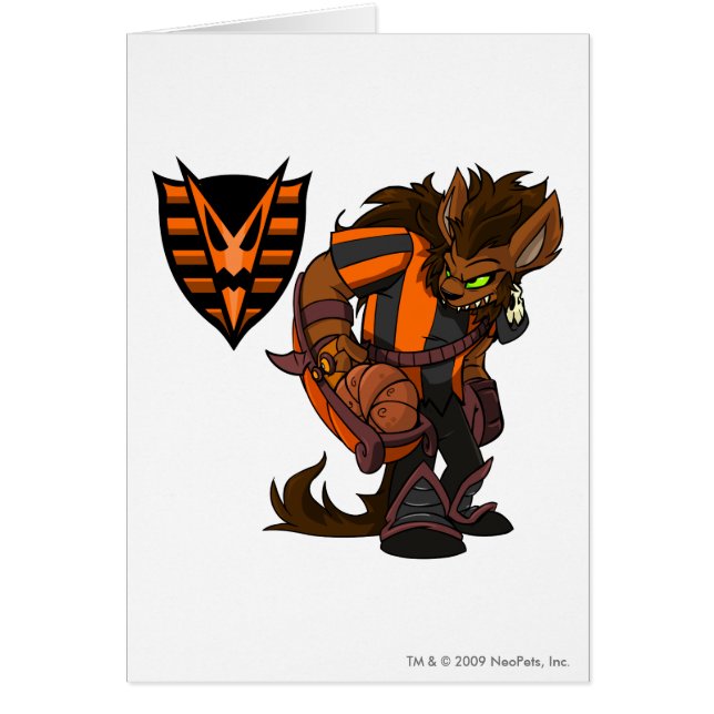 Spökad skogenlagkapten 1 hälsningskort (Framsidan)