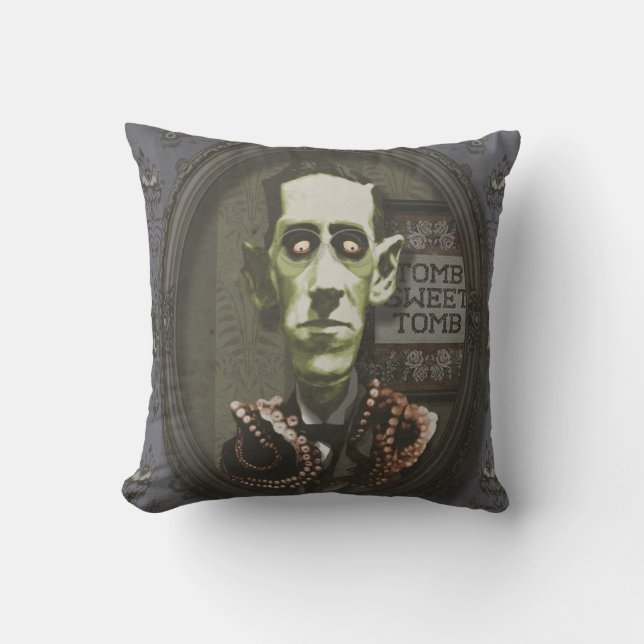 Spökad ZombieHP Lovecraft kudder Kudde (Framsida)