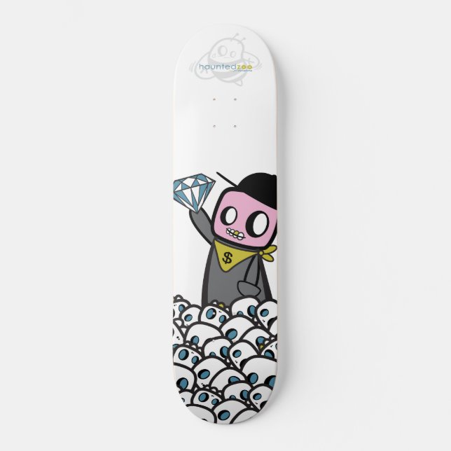 Spökad Zoo "Bloodbling ", Skateboard Bräda 21,5 Cm (Framsida)