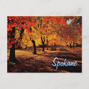Spokane Autumn-vykort Vykort
