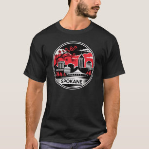 Spokane City Washington USA T Shirt