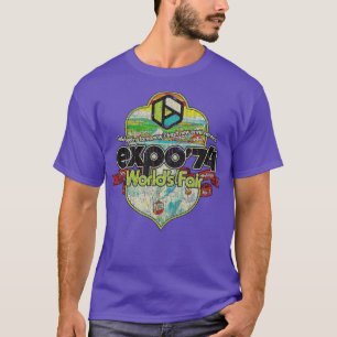 Spokane Expo 74 World Fair Vapensköld 1974 T Shirt