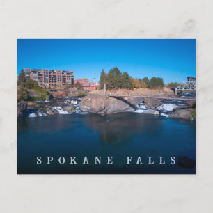 Spokane Falls Spokane Washington Vykort