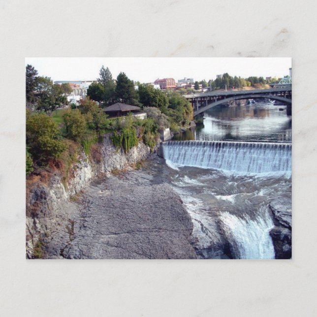 Spokane Falls Vykort (Framsida)