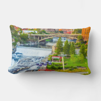 Spokane Falls Washington Dekorativ kudde
