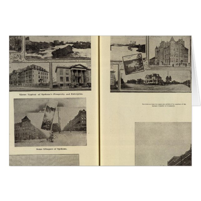 Spokane Hälsningskort (Framsidan Horizontal)