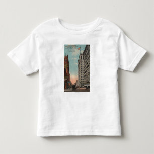 Spokane i stadens centrum WA - beskåda med T-shirt