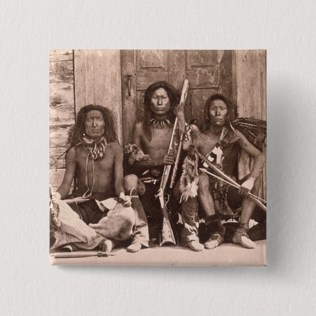 Spokane indier, 1861 (b-/wfotoet) knapp (Framsida)